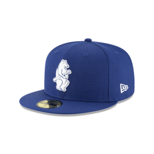 GORRA NEW ERA CAP CHICAGO CUBS MLB COOPERSTOWN WOOL FITTED 59FIFTY CERRADA en STOCK