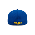 GORRA NEW ERA CAP TIGRES DE LA UANL  FUTBOL LOGO IDENTITY COLLECTION  59FIFTY CERRADA en STOCK