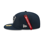 GORRA NEW ERA CAP ALPHA INDUSTRIES X NEW ENGLAND PATRIOTS NFL 59FIFTY CERRADA en STOCK