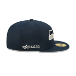 GORRA NEW ERA CAP ALPHA INDUSTRIES X SEATTLE SEAHAWKS NFL 59FIFTY CERRADA en STOCK