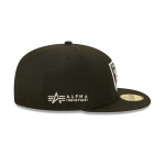 GORRA NEW ERA CAP ALPHA INDUSTRIES X LAS VEGAS RAIDERS NFL 59FIFTY CERRADA en STOCK