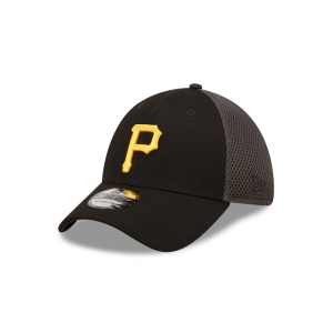 GORRA NEW ERA CAP PITTSBURGH PIRATES MLB NEO MESH 39THIRTY ELáSTICA NEGRA en STOCK