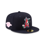 GORRA NEW ERA CAP LOS ANGELES ANGELS MLB SIDE PATCH BLOOM 59FIFTY CERRADA en STOCK