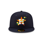 GORRA NEW ERA CAP HOUSTON ASTROS MLB SIDE PATCH BLOOM 59FIFTY CERRADA en STOCK