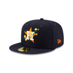 GORRA NEW ERA CAP HOUSTON ASTROS MLB SIDE PATCH BLOOM 59FIFTY CERRADA en STOCK