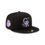 GORRA NEW ERA CAP COLORADO ROCKIES MLB SIDE PATCH BLOOM 59FIFTY CERRADA en STOCK