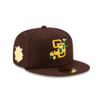 GORRA NEW ERA CAP SAN DIEGO PADRES MLB SIDE PATCH BLOOM 59FIFTY CERRADA en STOCK