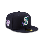 GORRA NEW ERA CAP SEATTLE MARINERS MLB SIDE PATCH BLOOM 59FIFTY CERRADA en STOCK