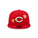 GORRA NEW ERA CAP CINCINNATI REDS MLB CHAIN STITCH HEART 59FIFTY CERRADA en STOCK