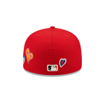 GORRA NEW ERA CAP CINCINNATI REDS MLB CHAIN STITCH HEART 59FIFTY CERRADA en STOCK