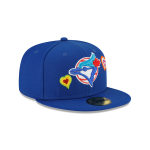 GORRA NEW ERA CAP TORONTO BLUE JAYS MLB CHAIN STITCH HEART 59FIFTY CERRADA en STOCK