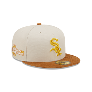 GORRA NEW ERA CAP CHICAGO WHITE SOX MLB CORDUROY VISOR 59FIFTY CERRADA en STOCK