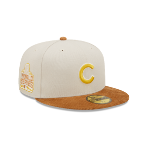 GORRA NEW ERA CAP CHICAGO CUBS MLB CORDUROY VISOR 59FIFTY CERRADA en STOCK