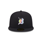 GORRA NEW ERA CAP DETROIT TIGERS MLB COLORPACK 59FIFTY CERRADA NEGRA en STOCK