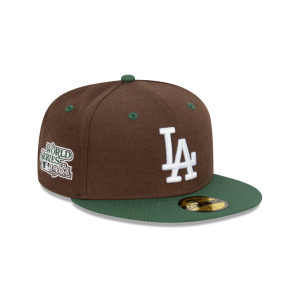 GORRA NEW ERA CAP LOS ANGELES DODGERS MLB BEEF & BROCCOLI 59FIFTY CERRADA en STOCK