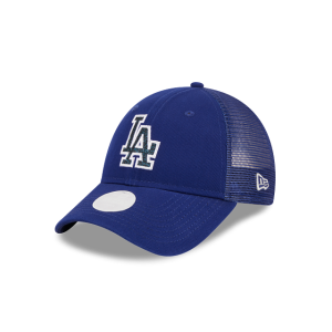 GORRA NEW ERA CAP LOS ANGELES DODGERS MLB LOGO SPARKLE 9FORTY TRUCKER SNAPBACK PARA MUJER en STOCK