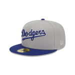 GORRA NEW ERA CAP LOS ANGELES DODGERS MLB RETRO JERSEY SCRIPT  59FIFTY CERRADA en STOCK