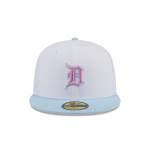 GORRA NEW ERA CAP DETROIT TIGERS MLB COLOR PACK 59FIFTY CERRADA BLANCA en STOCK