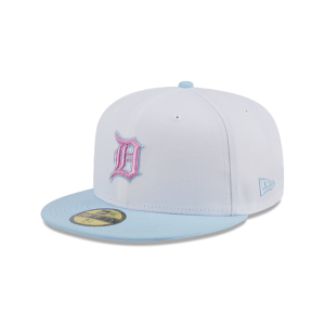 GORRA NEW ERA CAP DETROIT TIGERS MLB COLOR PACK 59FIFTY CERRADA BLANCA en STOCK