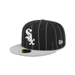 GORRA NEW ERA CAP CHICAGO WHITE SOX MLB THROWBACK 59FIFTY CERRADA PINSTRIPE en STOCK