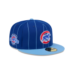 GORRA NEW ERA CAP CHICAGO CUBS MLB THROWBACK 59FIFTY CERRADA PINSTRIPE en STOCK