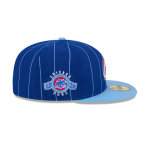 GORRA NEW ERA CAP CHICAGO CUBS MLB THROWBACK 59FIFTY CERRADA PINSTRIPE en STOCK