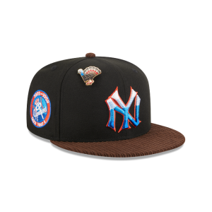 GORRA NEW ERA CAP NEW YORK YANKEES MLB FEATHERED CORD 59FIFTY CERRADA en STOCK