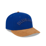 GORRA NEW ERA CAP TORONTO BLUE JAYS MLB SUEDE VISOR 59FIFTY LP CERRADA en STOCK