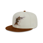 GORRA NEW ERA CAP MIAMI MARLINS MLB CORDUROY VISOR 59FIFTY CERRADA en STOCK
