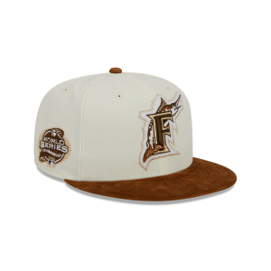 GORRA NEW ERA CAP MIAMI MARLINS MLB CORDUROY VISOR 59FIFTY CERRADA en STOCK