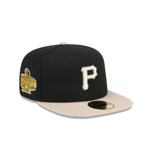 GORRA NEW ERA CAP PITTSBURGH PIRATES MLB CANVAS 59FIFTY AF CERRADA en STOCK