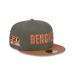 GORRA NEW ERA CAP CINCINNATI BENGALS NFL RIPSTOP 59FIFTY CERRADA en STOCK