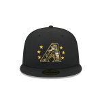 GORRA NEW ERA CAP ARIZONA DIAMONDBACKS MLB ARMED FORCES DAY 2024 59FIFTY CERRADA en STOCK