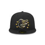 GORRA NEW ERA CAP BALTIMORE ORIOLES MLB ARMED FORCES DAY 2024 59FIFTY CERRADA en STOCK