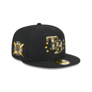 GORRA NEW ERA CAP TAMPA BAY RAYS MLB ARMED FORCES DAY 2024 59FIFTY CERRADA en STOCK