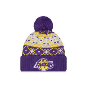 GORRA NEW ERA CAP LOS ANGELES LAKERS NBA NOSTALGIA KNIT en STOCK