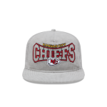 GORRA NEW ERA CAP KANSAS CITY CHIEFS NFL GOLFER GRAY CORDUROY SNAPBACK en STOCK