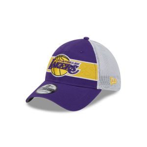 GORRA NEW ERA CAP LOS ANGELES LAKERS NBA BANDED TEAM 39THIRTY ELáSTICA en STOCK