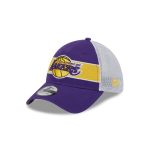 GORRA NEW ERA CAP LOS ANGELES LAKERS NBA BANDED TEAM 39THIRTY ELáSTICA en STOCK