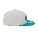GORRA NEW ERA CAP MIAMI DOLPHINS NFL SIDELINE HISTORIC 2024 59FIFTY CERRADA en STOCK
