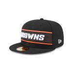 GORRA NEW ERA CAP CLEVELAND BROWNS NFL SIDELINE BLACK 2024 59FIFTY CERRADA en STOCK