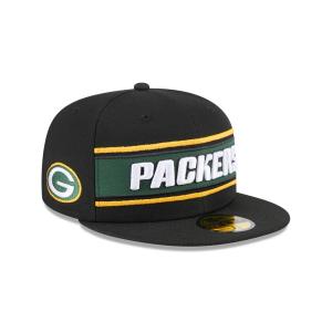 GORRA NEW ERA CAP GREEN BAY PACKERS NFL SIDELINE BLACK 2024 59FIFTY CERRADA en STOCK