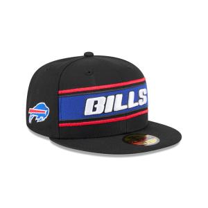 GORRA NEW ERA CAP BUFFALO BILLS NFL SIDELINE BLACK 2024 59FIFTY CERRADA en STOCK