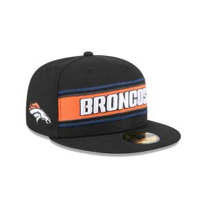 GORRA NEW ERA CAP DENVER BRONCOS NFL SIDELINE BLACK 2024 59FIFTY CERRADA en STOCK