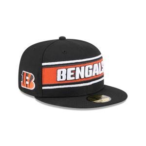 GORRA NEW ERA CAP CINCINNATI BENGALS NFL SIDELINE BLACK 2024 59FIFTY CERRADA en STOCK