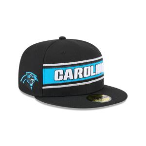 GORRA NEW ERA CAP CAROLINA PANTHERS NFL SIDELINE BLACK 2024 59FIFTY CERRADA en STOCK