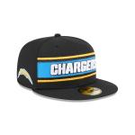 GORRA NEW ERA CAP LOS ANGELES CHARGERS NFL SIDELINE BLACK 2024 59FIFTY CERRADA en STOCK