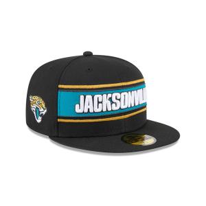 GORRA NEW ERA CAP JACKSONVILLE JAGUARS NFL SIDELINE BLACK 2024 59FIFTY CERRADA en STOCK