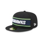 GORRA NEW ERA CAP SEATTLE SEAHAWKS NFL SIDELINE BLACK 2024 59FIFTY CERRADA en STOCK