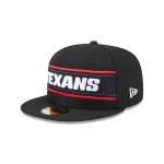GORRA NEW ERA CAP HOUSTON TEXANS NFL SIDELINE BLACK 2024 59FIFTY CERRADA en STOCK
